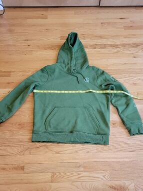 Carhartt Olive Green Logo Pullover Crewneck Hoodie Sweatshirt